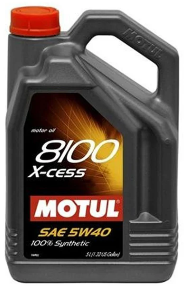 Motul Synthetic Engine Oil 8100 5W40 GEN2 X-CESS | 5L (109776)