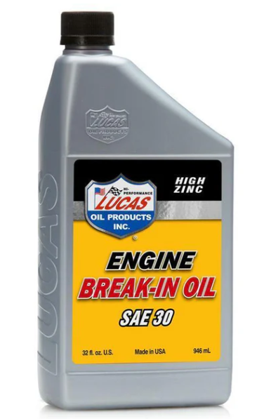 Lucas Oil SAE 30wt Racing Engine Break-in Oil