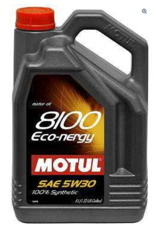 Motul 8100 Eco-nergy Synthetic Oil 5W30 | 5L / 1.3 Gallon (102898)