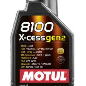 Motul 5W40 8100 X-CESS Gen 2 Synthetic Motor Oil - 1L (110904)