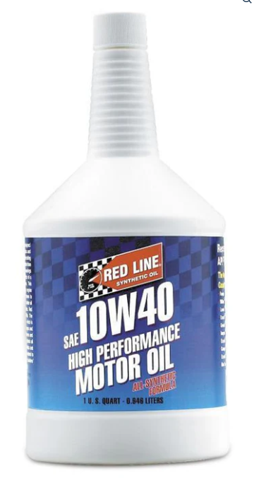 Redline Synthetic Motor Oil : 10W40 - 1 Quart (11404)