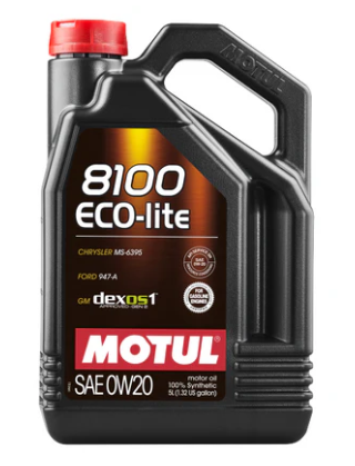 Motul 8100 ECO-lite 0W20 Synthetic Engine Oil | 5L (108536)
