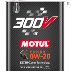 Motul 300V 0W20 High RPM Oil | 2 Liter Bottle (110813)