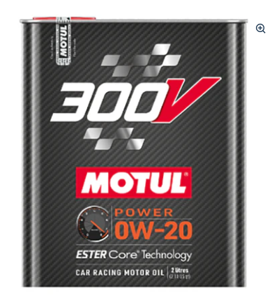 Motul 300V 0W20 High RPM Oil | 2 Liter Bottle (110813)
