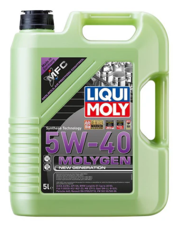 LIQUI MOLY 5L Molygen New Generation Motor Oil 5W-40 (20232)