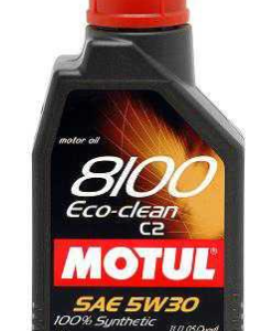Motul 8100 5W30 Eco-Nergy Synthetic Oil C2 | 1L / 1.05 qt (102782)