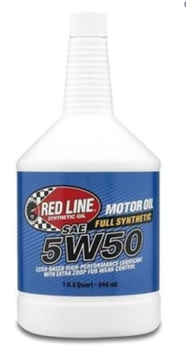 Red Line SAE 5W50 Synthetic Motor Oil (11604)