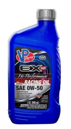 VP Racing EX SAE 0W-50 High Performance Racing Oil - 1QT (2758)