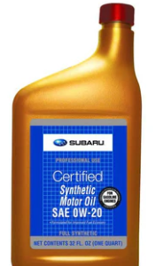 Subaru OEM 0W20 Synthetic Engine Oil 1QT (SOA427V1310)