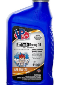 VP Racing Full Synthetic SAE 0W-20 Pro Grade Racing Oil - 1QT (2715)