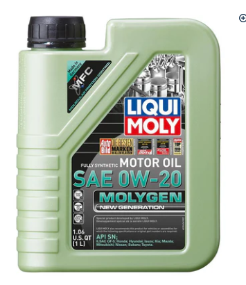 LIQUI MOLY 1L Molygen New Generation Motor Oil 0W-20 (20436)