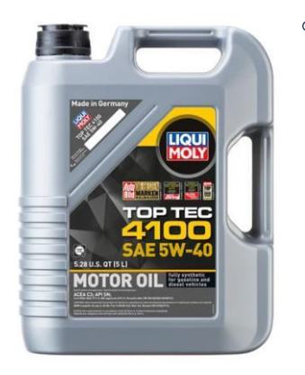 LIQUI MOLY 5L Top Tec 4100 Motor Oil 5W-40 (2330)