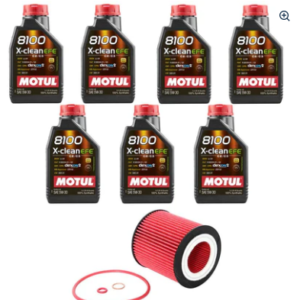 Motul 5W-30 Oil Change Kit w/ K&N HP Filter | 07-13 BMW 335i 3.0L / 09-16 Z4 3.0L (14011)