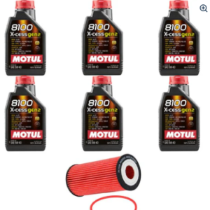 Motul 5W-40 Oil Change Kit w/ K&N HP Filter | 15-19 Audi A3/S3 2.0L & 15-18 VW Golf R 2.0L (14009)