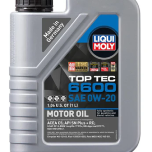 Liqui Moly 1L Top Tec 6600 Motor Oil 0W-20 (22044)