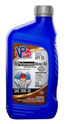 VP Racing Syn Blend 10W-30 High Perfomance Motor Oil - 1QT (2955)