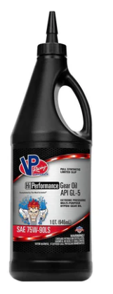 VP Racing Full Syn GL-5 75W-90 Hi-Performance Gear Oil - 1QT (2885)