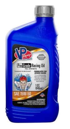 VP Racing Synthetic SAE 15W-50 Pro Grade Racing Oil - 1QT (2755)