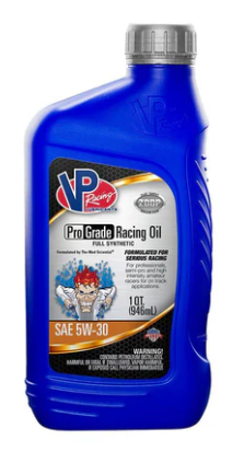 VP Racing Full Synthetic 5W-30 Pro Grade Racing Oil - 1QT (2725)