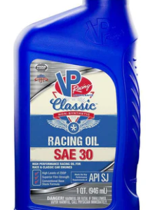 VP Racing Fuels SAE 30 Classic Non Syn Racing Oil - 1 Quart (2681)