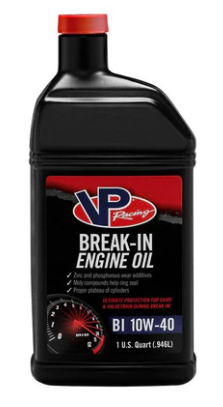 VP Racing Fuels Break-In Engine Oil 10W-40 - 1 Quart (2415)