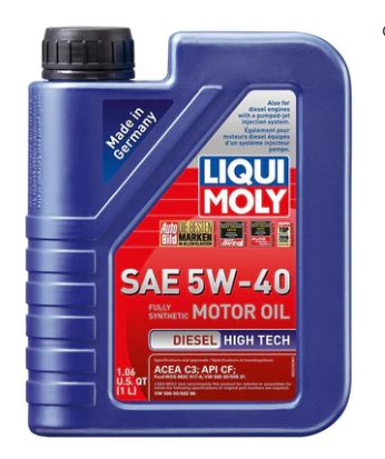 LIQUI MOLY 1L Diesel High Tech Motor Oil 5W-40 (20006)