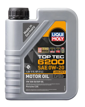 LIQUI MOLY 1L Top Tec 6200 Motor Oil 0W-20 (20236)