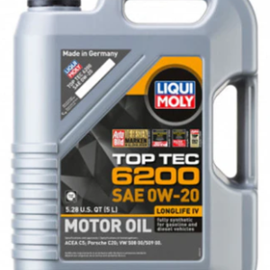LIQUI MOLY 5L Top Tec 6200 Motor Oil 0W-20 (20238)