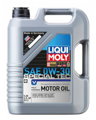 LIQUI MOLY 5L Special Tec V Motor Oil 0W-30 (20204)