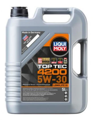 LIQUI MOLY 5L Top Tec 4200 Motor Oil 5W-30 (2011)