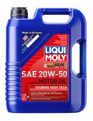 LIQUI MOLY 5L Touring High Tech 20W-50 Motor Oil (20114)
