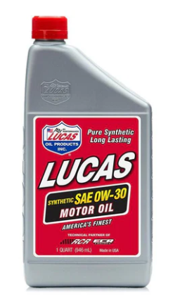 Lucas Oil Synthetic SAE 0W-30 Motor Oil - 1 Quart (10179)