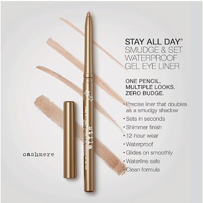 stila Stay All Day® Smudge & Set Waterproof Gel Liner | Long-Wear Gel Eyeliner Pencil for Tightlining, Waterline & Smoky Eye Looks | 12-Hour Wear, No Budge & Fade-Proof - Image 2