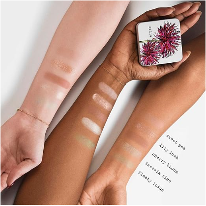 stila Pocket Play™ Eye Shadow Palette | 5 Silky Powder Shades for Eyes, Face, Highlight & Contour | Compact, Travel-Friendly, Blendable Formula | Matte & Shimmer, Neutral & Bold Tones - Image 4