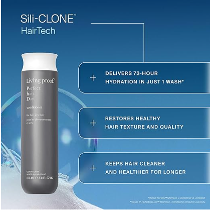 Living Proof Perfect Hair Day Conditioner Hydrating Conditioner – Long-Lasting Hydration, Shine, Softness, Lightweight Silicone-Free, Uplifting Fragrance - Image 3