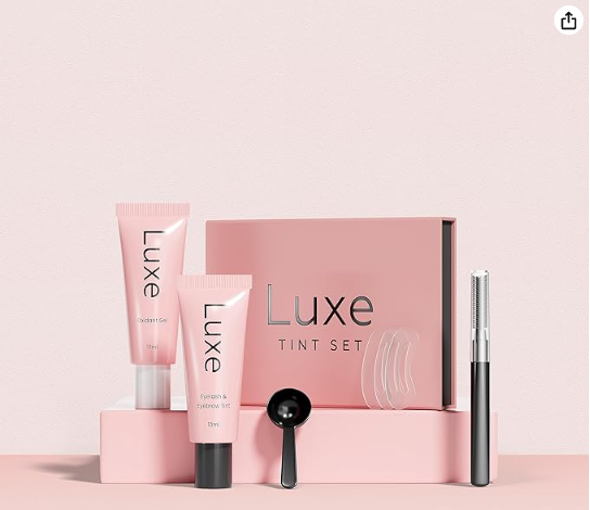 Luxe Cosmetics- Black Color Set for Lashes and Brows - Long Lasting Temporary Color (Up to 4 Weeks) - Vegan & Cruelty-Free - for Salon & Home Use - Image 2