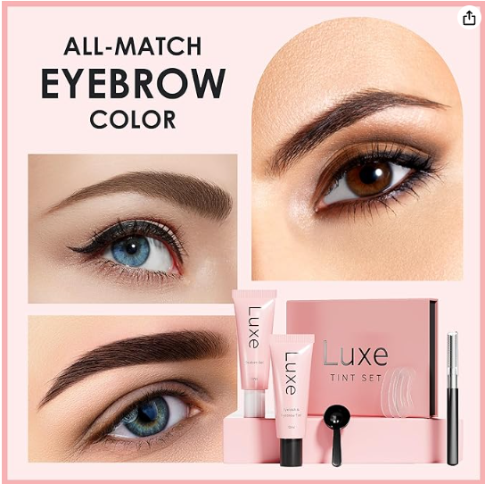 Luxe Cosmetics- Black Color Set for Lashes and Brows - Long Lasting Temporary Color (Up to 4 Weeks) - Vegan & Cruelty-Free - for Salon & Home Use - Image 3