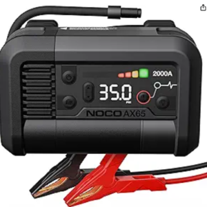 NOCO Boost+Air AX65: 2000A Jump Starter with Air Compressor Tire Inflator – Starts 8.0L Gas & 6.0L Diesel – 67 SLPM Airflow Inflates 0–40 PSI in 2 Minutes