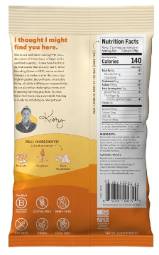 Quinn Gluten Free Peanut Butter Filled Pretzel Nuggets - Made with Real Ingredients, Whole Grain Sorghum, Sea Salt, Vegan, Dairy Free, Non-GMO - 7 Oz (Pack of 4) - Image 2