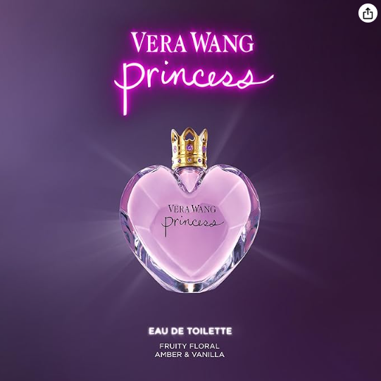 Vera Wang Princess Eau de Toilette 1 fl oz (Pack of 1), Notes of Apple, Quava, and Vanilla, Women's Fragrance, Long Lasting, Everyday Fragrance - Image 2