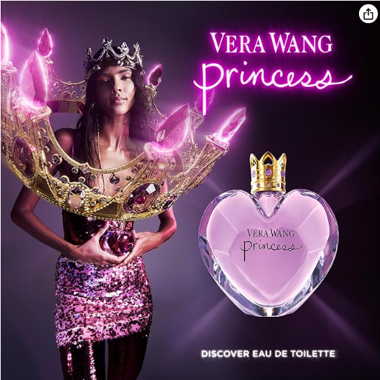 Vera Wang Princess Eau de Toilette 1 fl oz (Pack of 1), Notes of Apple, Quava, and Vanilla, Women's Fragrance, Long Lasting, Everyday Fragrance - Image 3