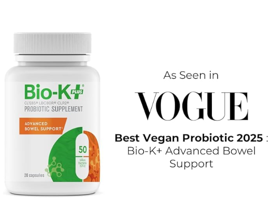 Bio-K+ Advanced Bowel Support Probiotic – 50 Billion CFU – Vegan, Gluten-Free, Non-GMO – Supports Digestive Health & Regularity – for Men & Women – 20 Capsules - Image 3