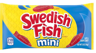 SWEDISH FISH Mini Soft & Chewy Candy, Bulk Candy, 24 - 2 oz Bags - Image 2