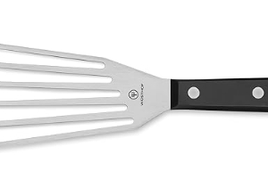 WÜSTHOF Gourmet 6.5" Offset Slotted Spatula,Silver/Black