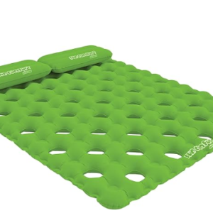 Airhead SUN COMFORT COOL SUEDE Double Pool Mattress, Lime (AHSC-016)